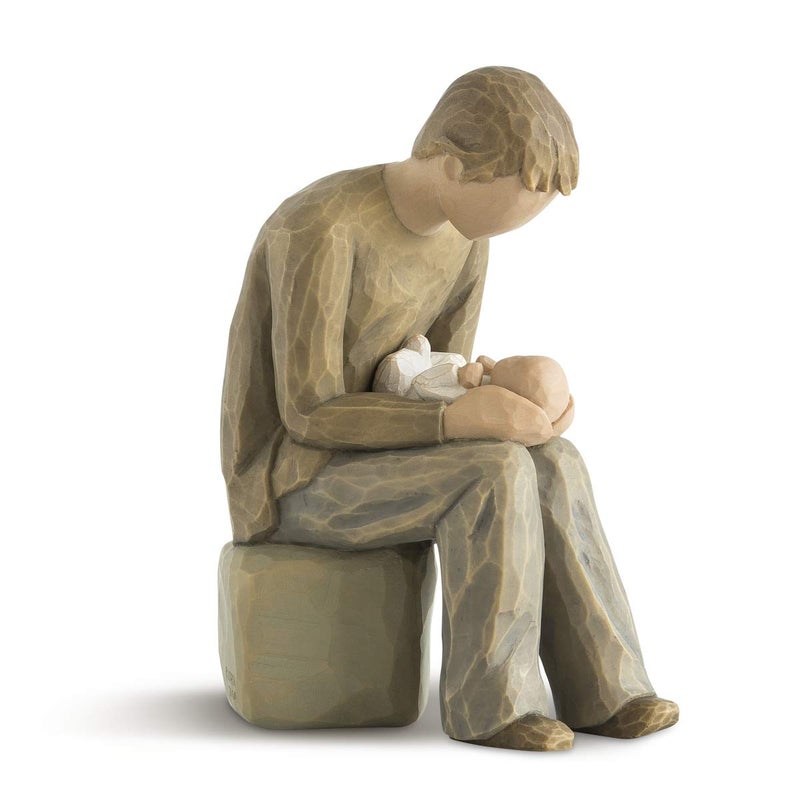 Willow Tree New Dad, Sculpted Hand-Painted Figure - Image 1